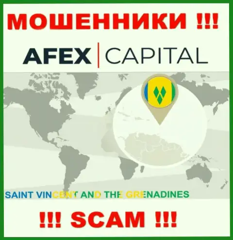AfexCapital специально скрываются в оффшоре на территории Сент-Винсент и Гренадины, жулики