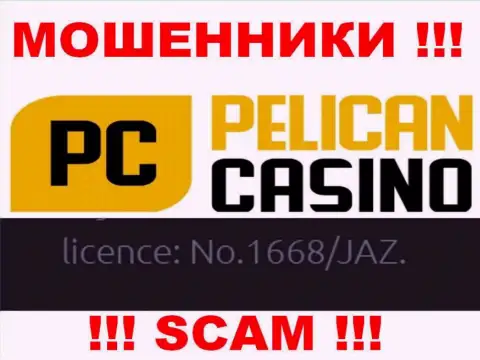 Хоть PelicanCasino Games и указывают лицензию на интернет-портале, они все равно ШУЛЕРА !!!