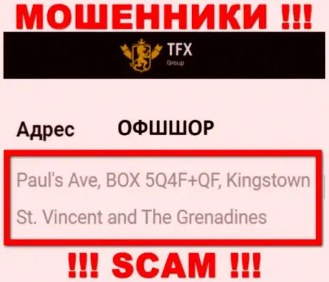 Не работайте с ТФХ Групп - эти махинаторы спрятались в офшорной зоне по адресу: Paul's Ave, BOX 5Q4F+QF, Kingstown, St. Vincent and The Grenadines