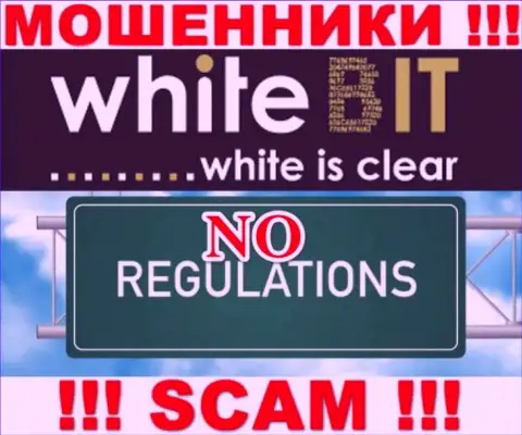 С WhiteBit слишком опасно совместно работать, ведь у конторы нет лицензии и регулирующего органа
