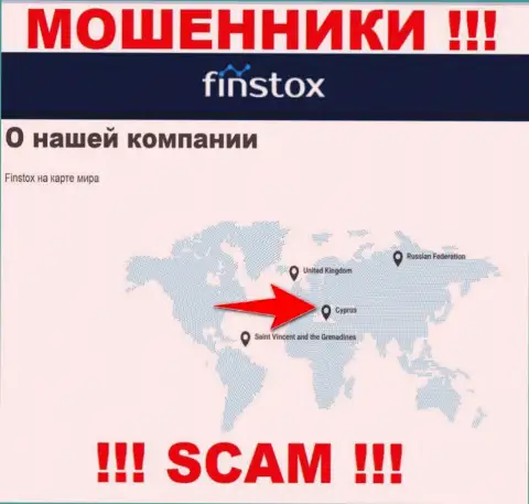Finstox - это internet лохотронщики, их адрес регистрации на территории Cyprus