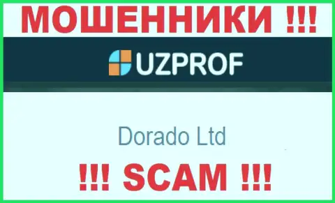 Компанией Дорадо Лтд руководит Dorado Ltd - данные с официального сайта аферистов