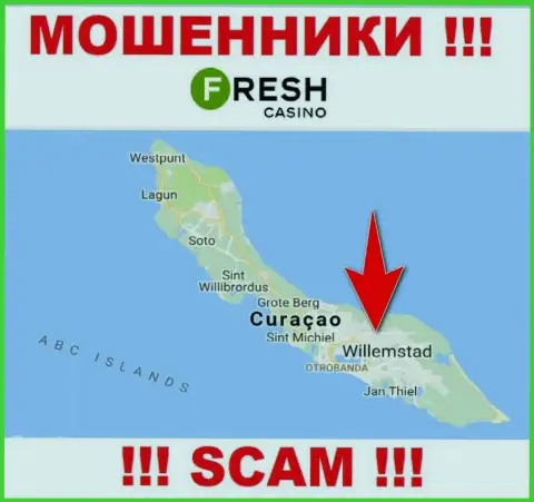 Curaçao - здесь, в офшоре, пустили корни интернет-мошенники Фреш Казино