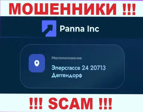 Юридический адрес конторы ПаннаИнк Ком на официальном информационном сервисе - ложный !!! БУДЬТЕ КРАЙНЕ ОСТОРОЖНЫ !!!